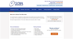 Desktop Screenshot of globaltimerecorders.com
